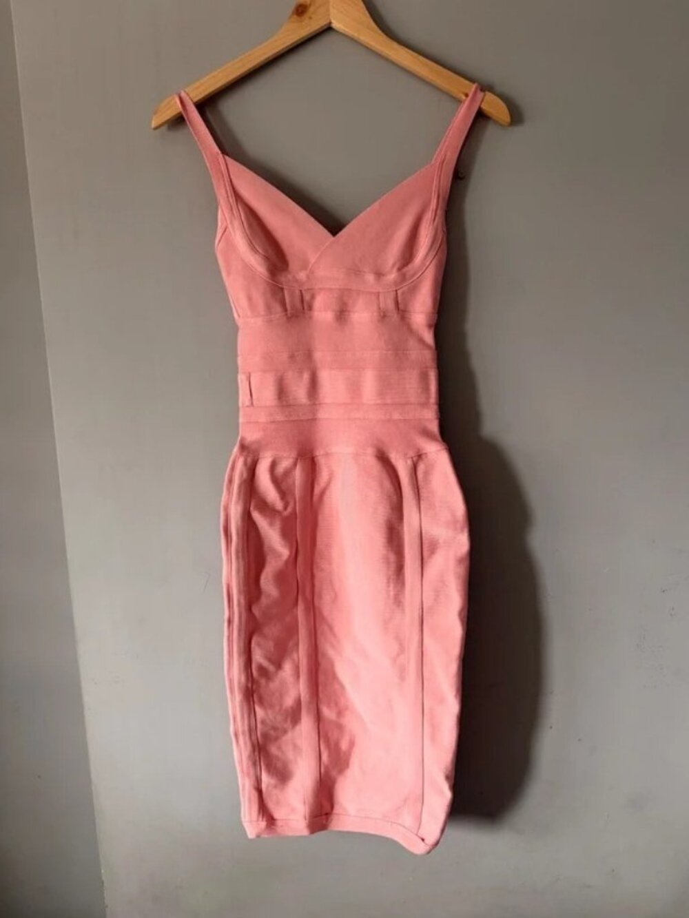House of CB Pink Bandage Midi Dress Women's Size XS